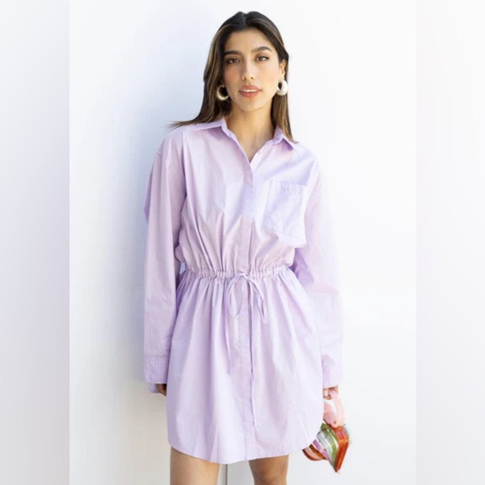 Pistola Light Purple Long Sleeve Dress